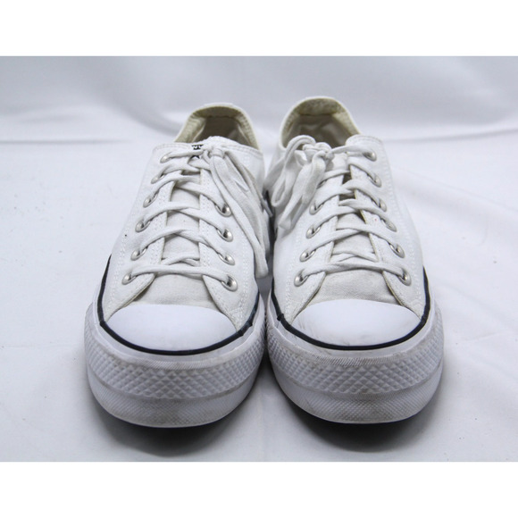 Converse Chuck Taylor All Star Lift Ox Shoes Womens 10 Sneakers White 560251C - Picture 2 of 7